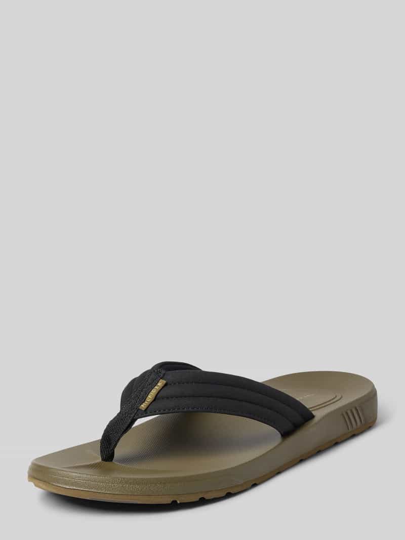 Teenslippers met labelapplicatie