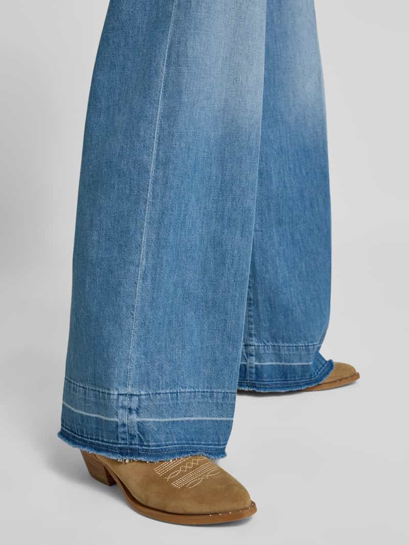 Gang Wide fit jeans met open zoom model 'Mona'