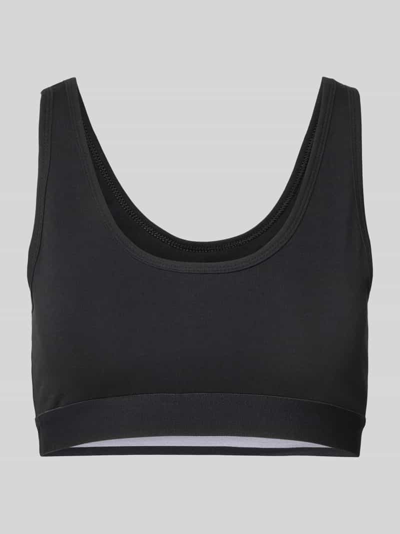 Snocks Bustier met elastische band en labeldetail