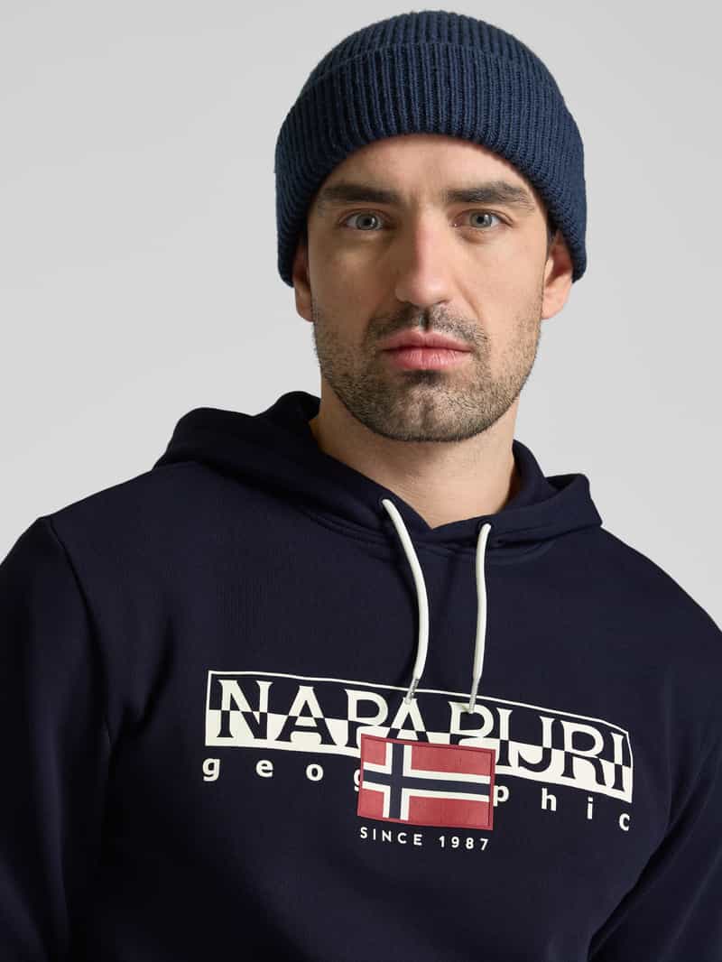Napapijri Hoodie met labelprint model 'AYLMER'