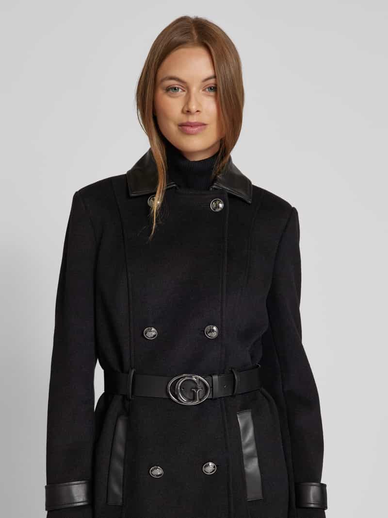 Guess Lange jas met platte kraag model 'AMELIA'