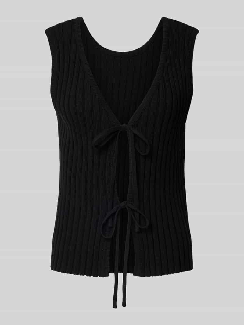 Pieces Regular fit top van katoenmix model 'JOYLYNN'