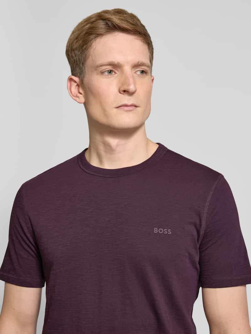Boss Orange T-shirt met labelprint model 'Tegood'