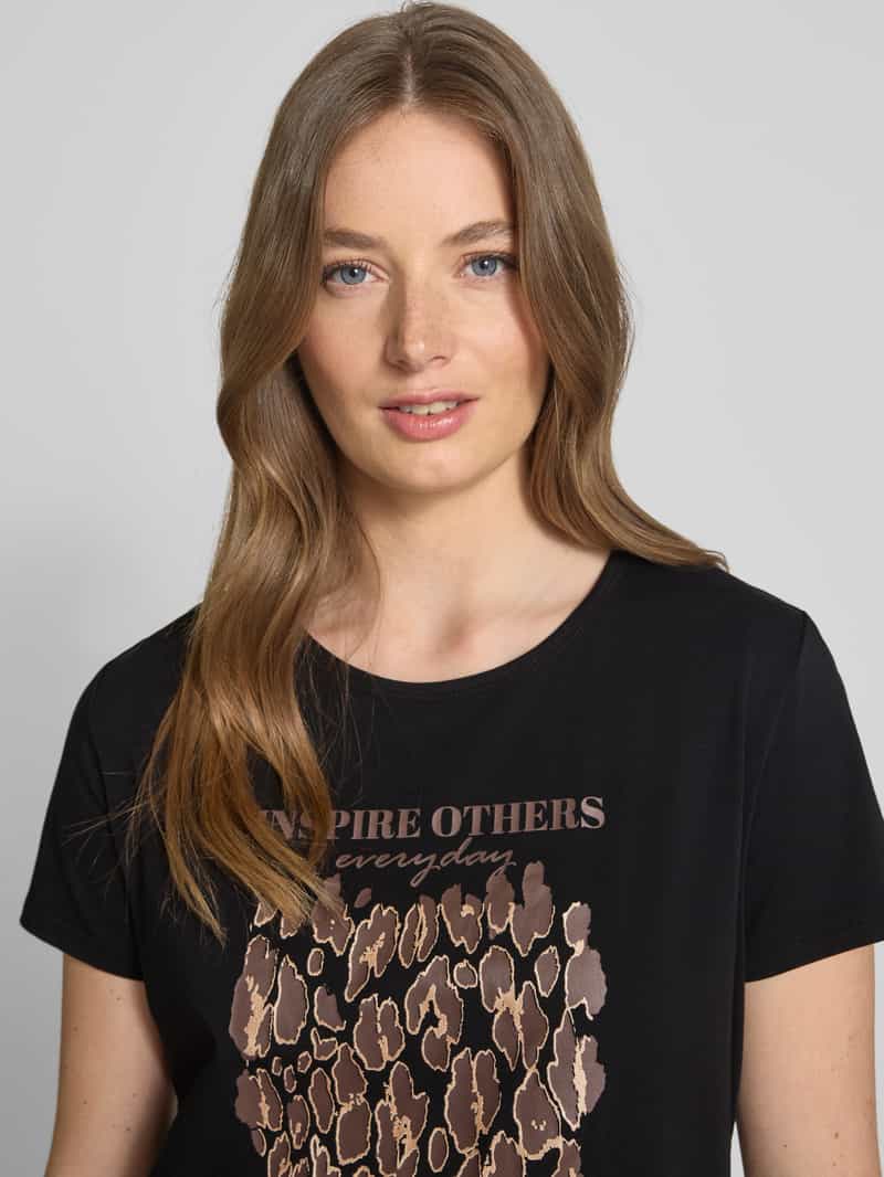 Soyaconcept T-shirt met statementprint model 'RINA'