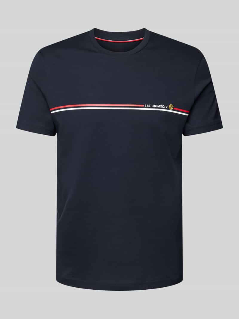 Christian Berg Men T-shirt met labelprint