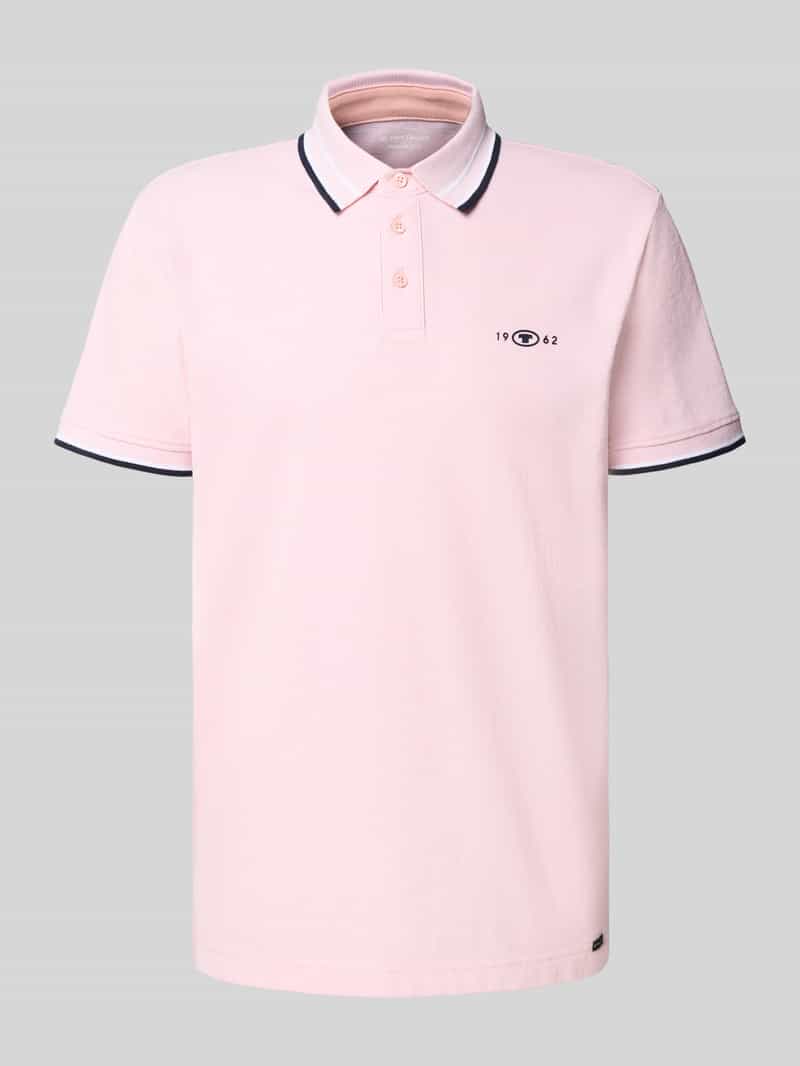 Tom Tailor Regular fit poloshirt van katoenmix