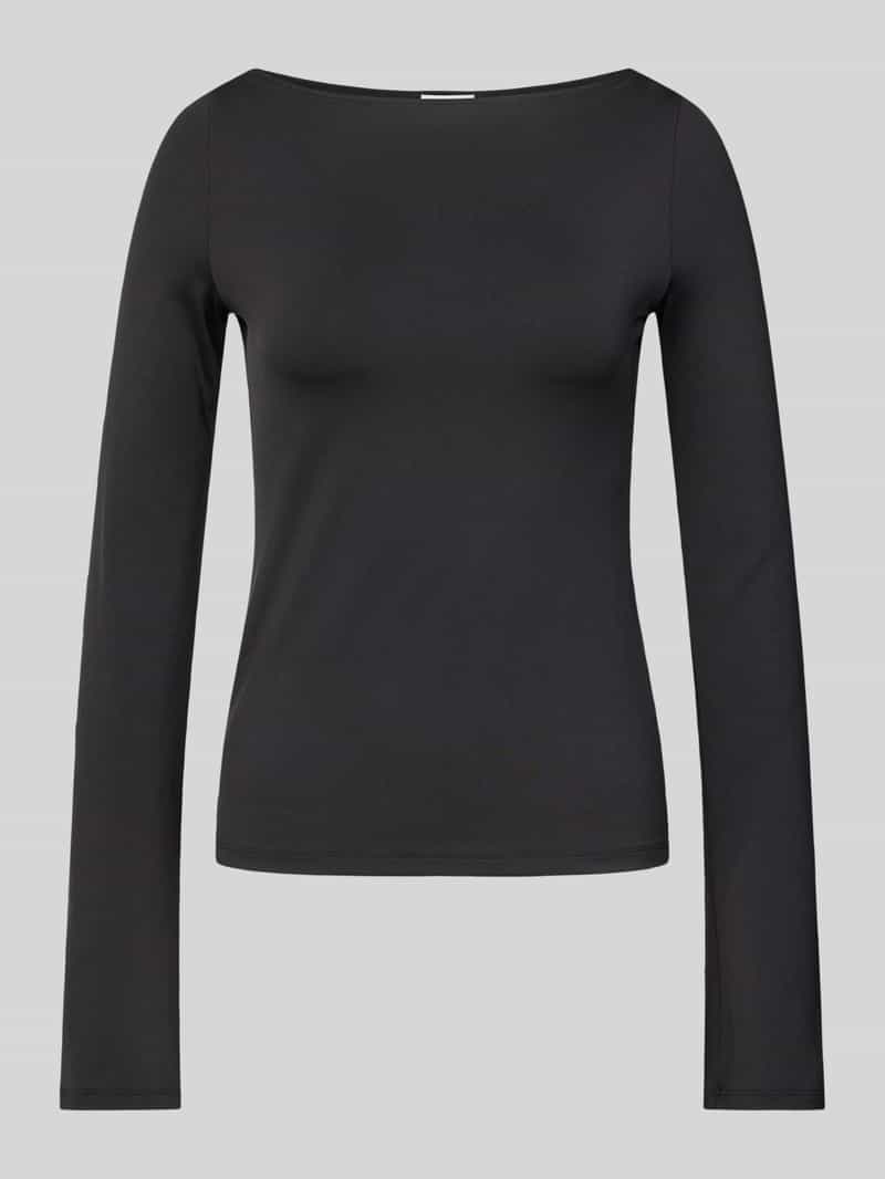 Weekday Shirt met lange mouwen en boothals model 'Annie'