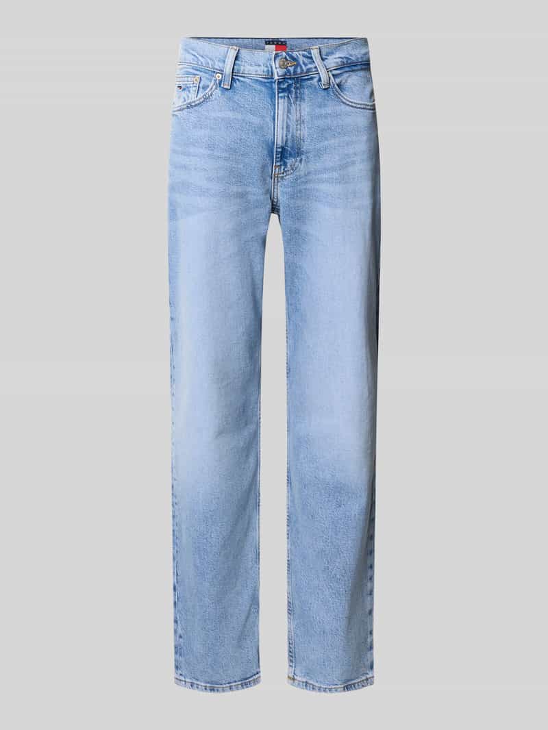Tommy Jeans Slim fit straight leg jeans van katoenmix model 'RYAN'