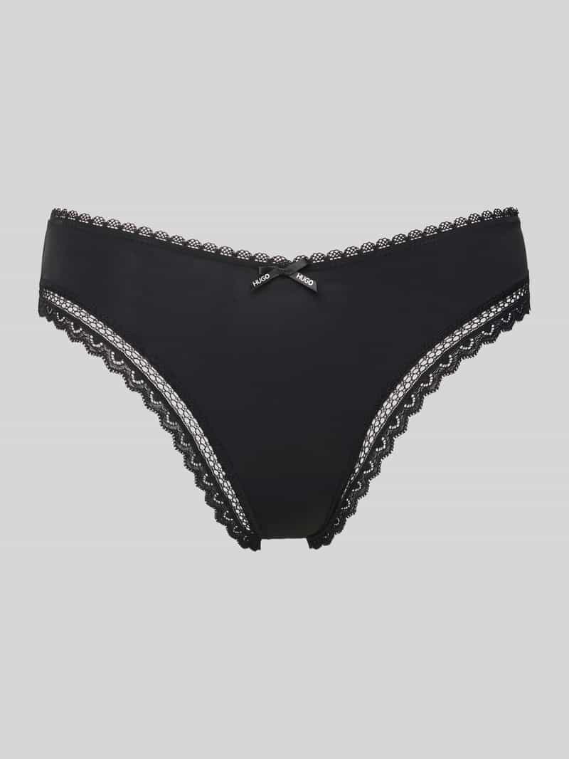HUGO String met kant model 'UNIQUE'