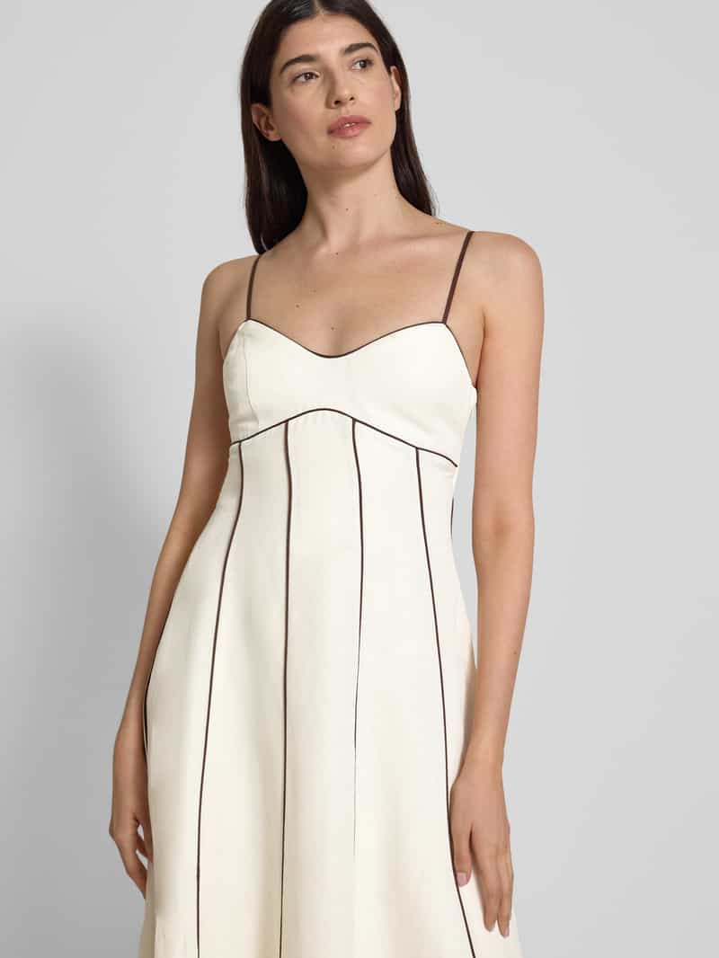 Forever New Linnen cocktailjurk met spaghettibandjes