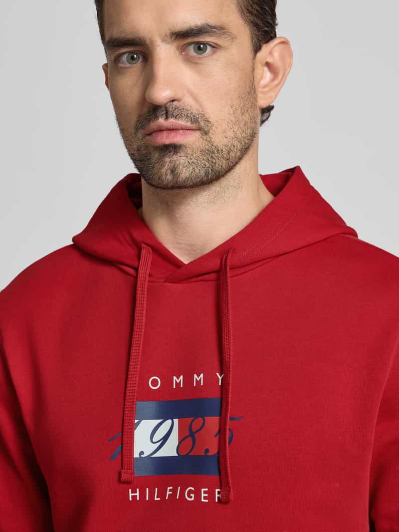 Tommy Hilfiger Regular fit hoodie van puur katoen
