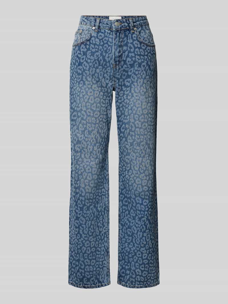 NEO NOIR Straight leg jeans in 5-pocketmodel model 'Simona'