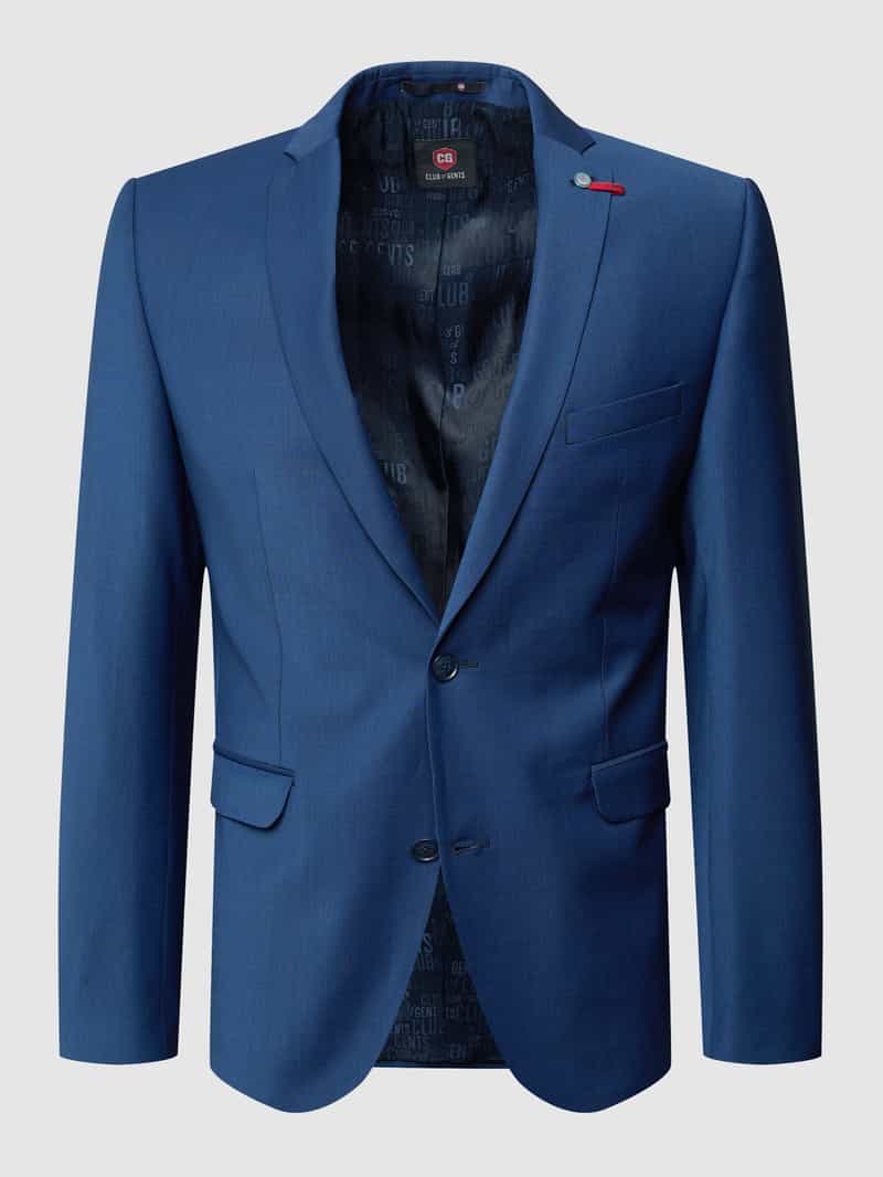 Slim fit colbert met twee knopen en stretch CG - Club of Gents