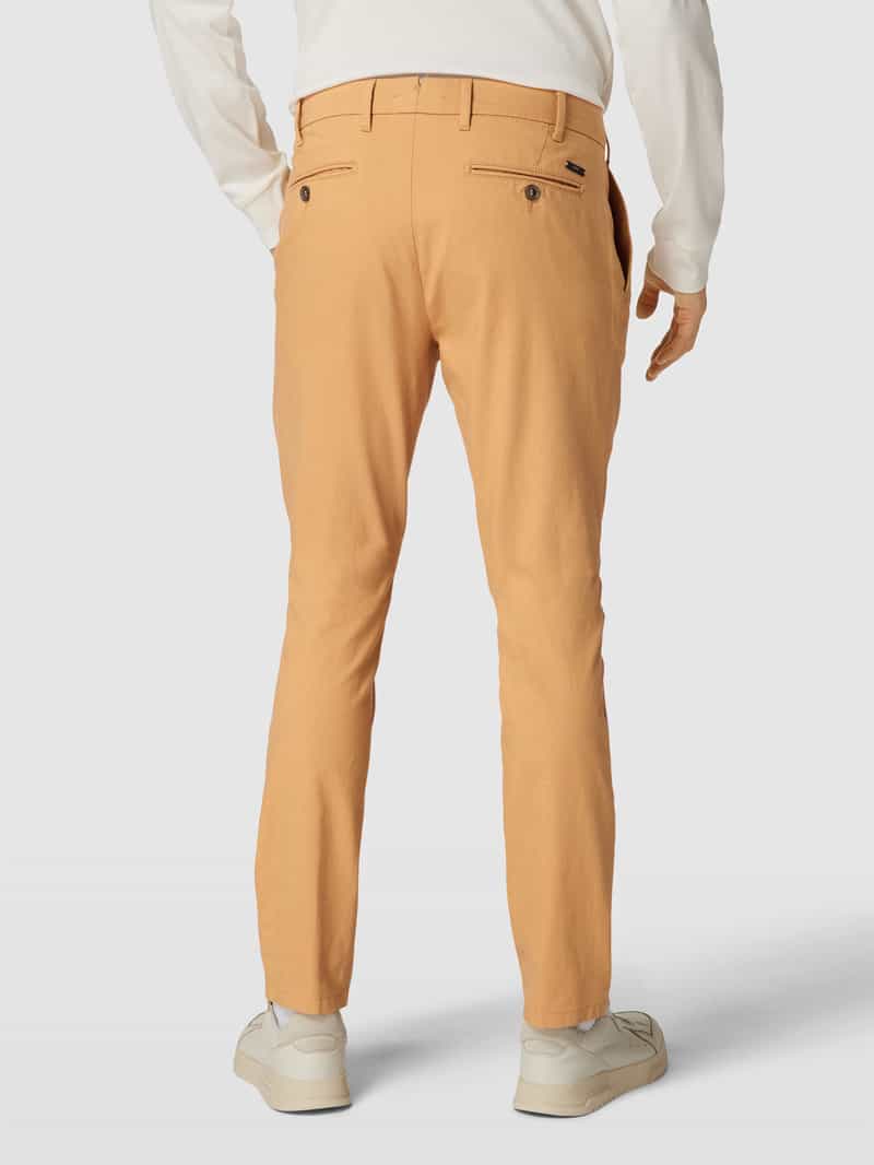 Broek met labeldetails, model 'Jonas' Eurex By Brax