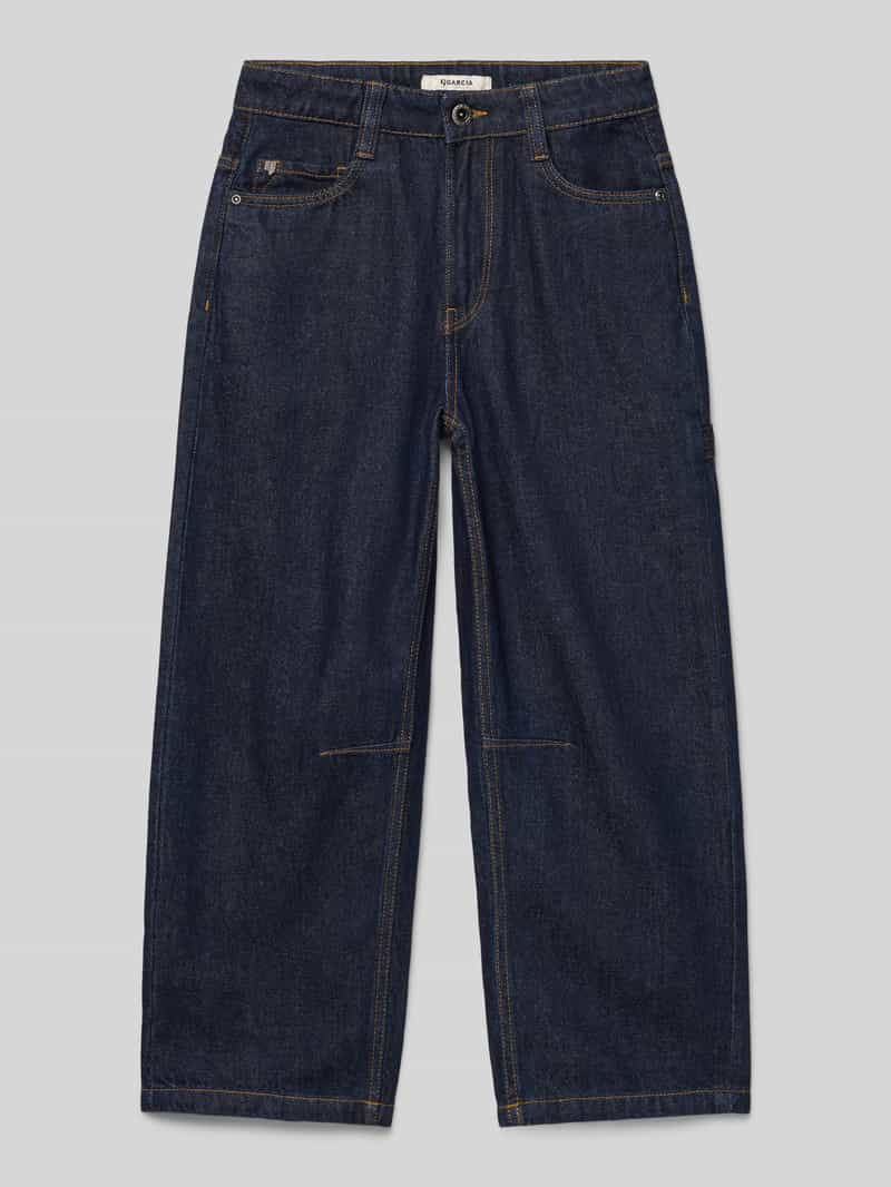 Garcia Loose fit jeans met logopatch