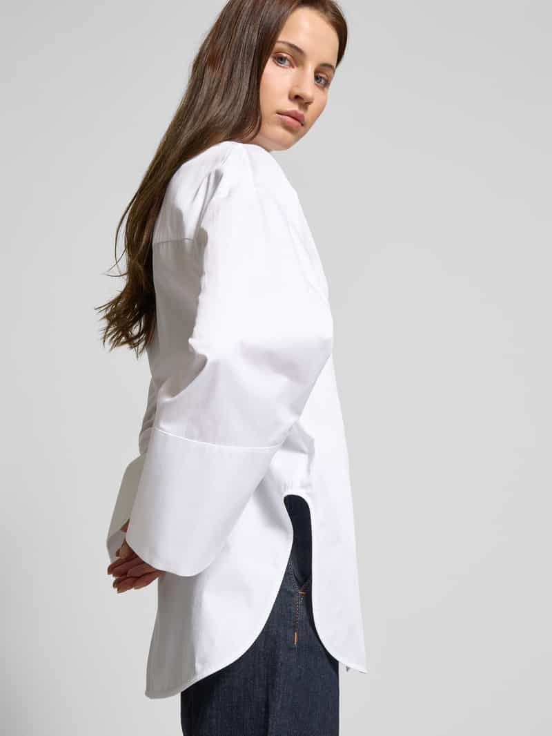 MM Overhemdblouse met blinde knoopsluiting model 'SAPORE'