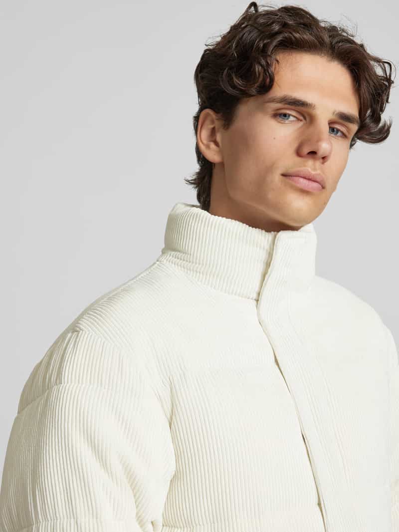 Redefined Rebel Gewatteerd jack met opstaande kraag model 'MOSES'