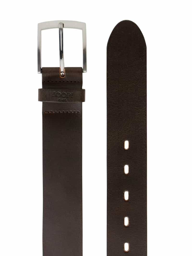 JOOP! Collection Leren ceintuur met doornsluiting