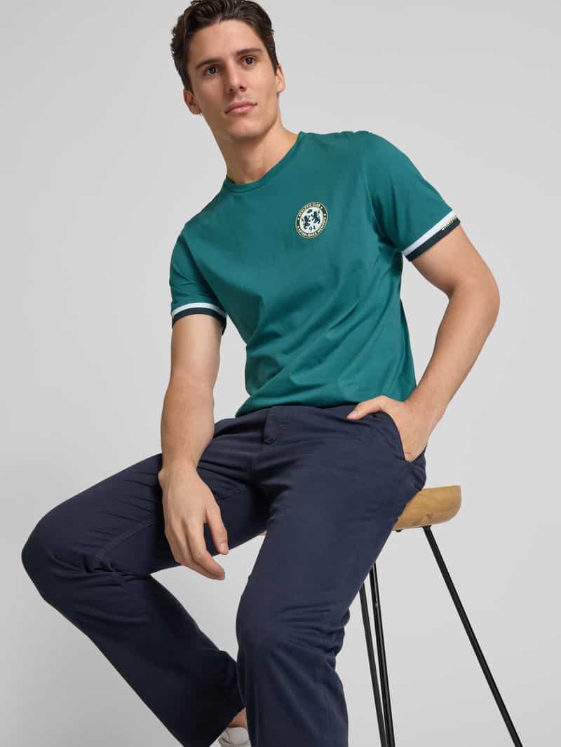 Christian Berg Men T-shirt met motiefprint