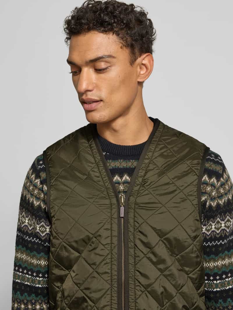 Barbour Regular fit bodywarmer met warme fleece aan de binnenkant