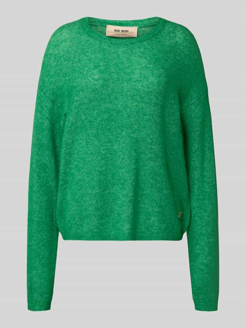 MOS MOSH Gebreide pullover met ronde hals model 'Mape'