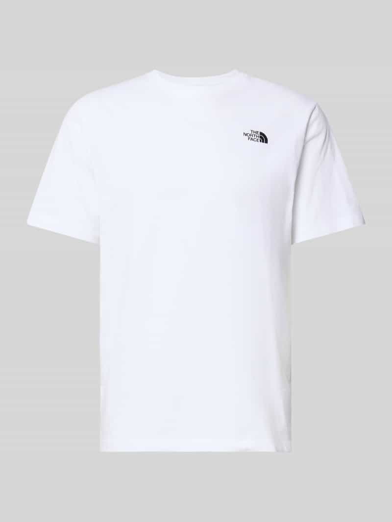 The North Face Regular Fit T-shirt met logo-stiksel wit, foto 6