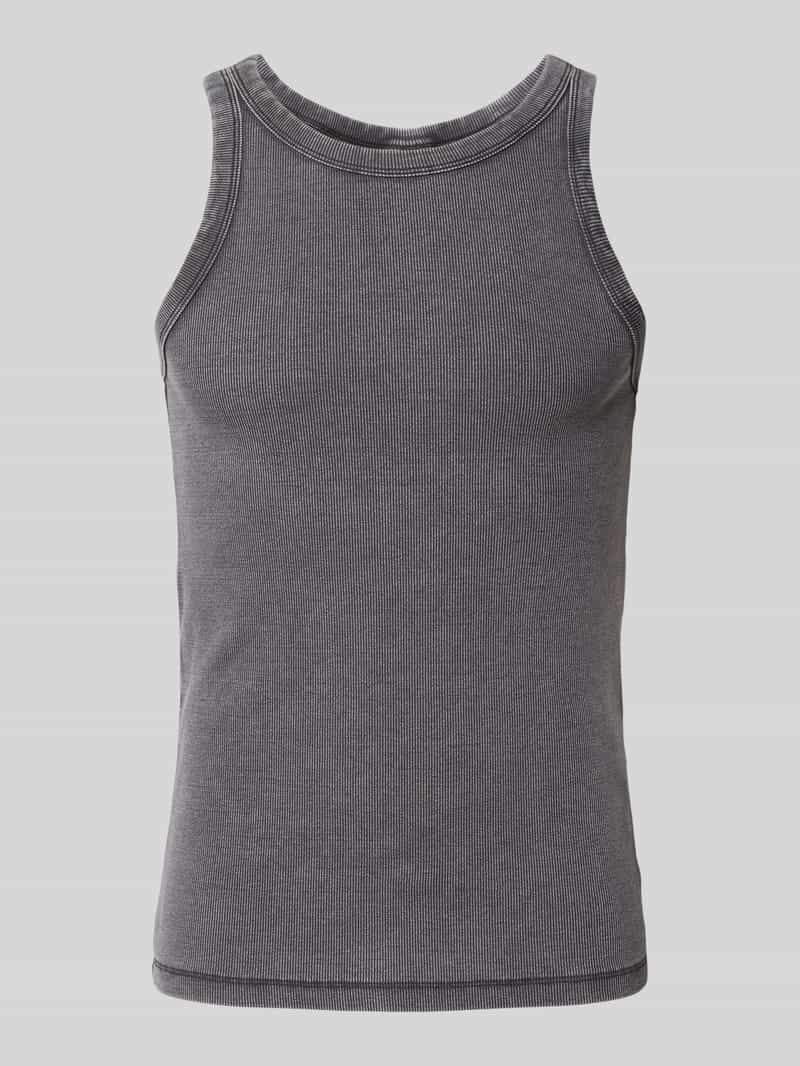 Jack & jones Tanktop in riblook, model 'CONCRETE WASHED'