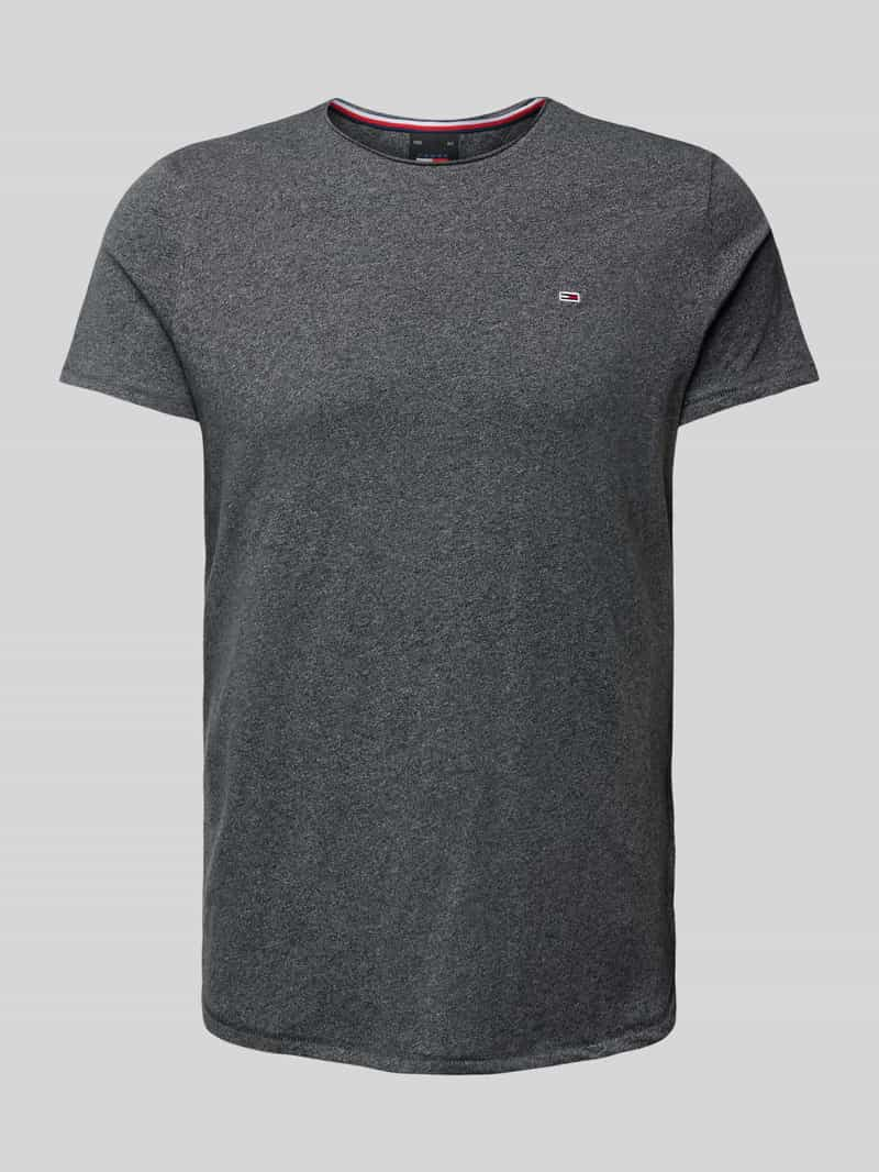 Tommy Jeans Slim fit T-shirt met logostitching