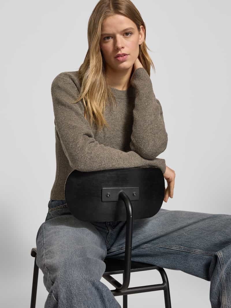 Noisy May Gebreide pullover met ribboorden model 'SLOAN'