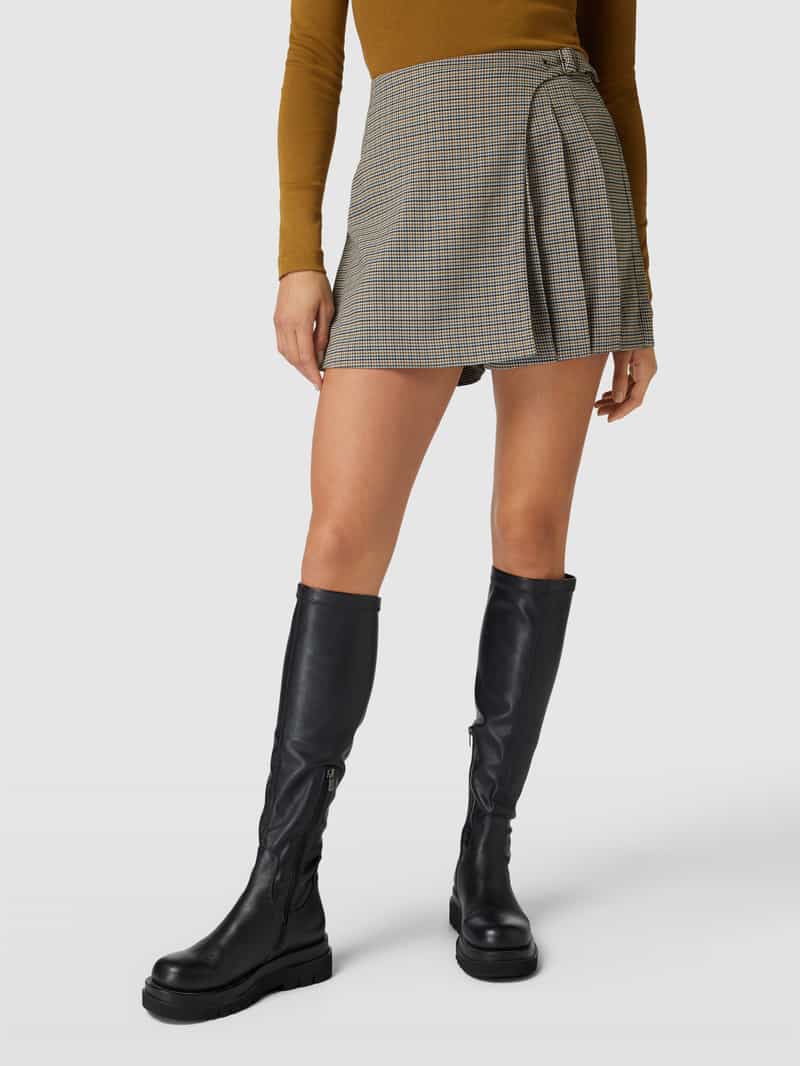 Minirok met ruitmotief QS