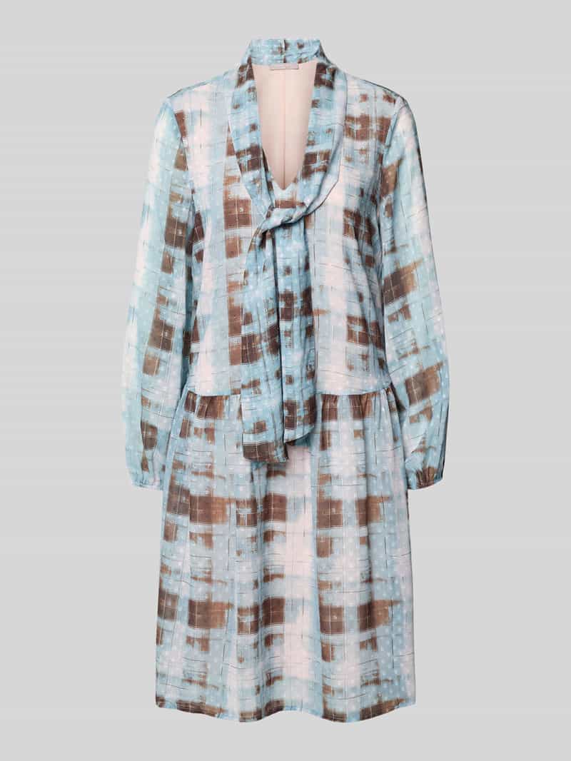 Christian Berg Woman Selection Knielange jurk met strikdetail