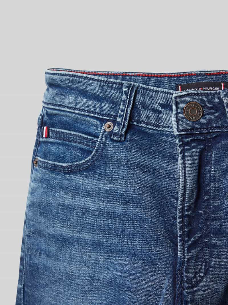 Tommy Hilfiger Teens Straight fit jeans van katoenmix