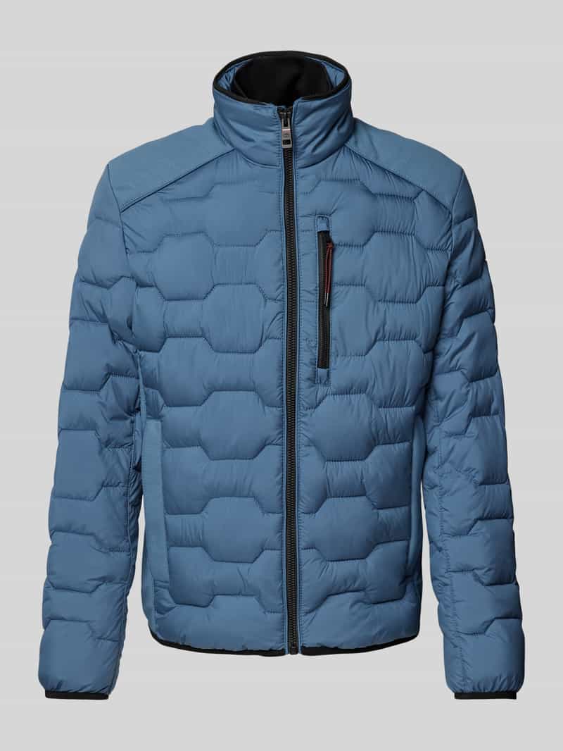 Tom Tailor Regular fit gewatteerd jack met opstaande kraag