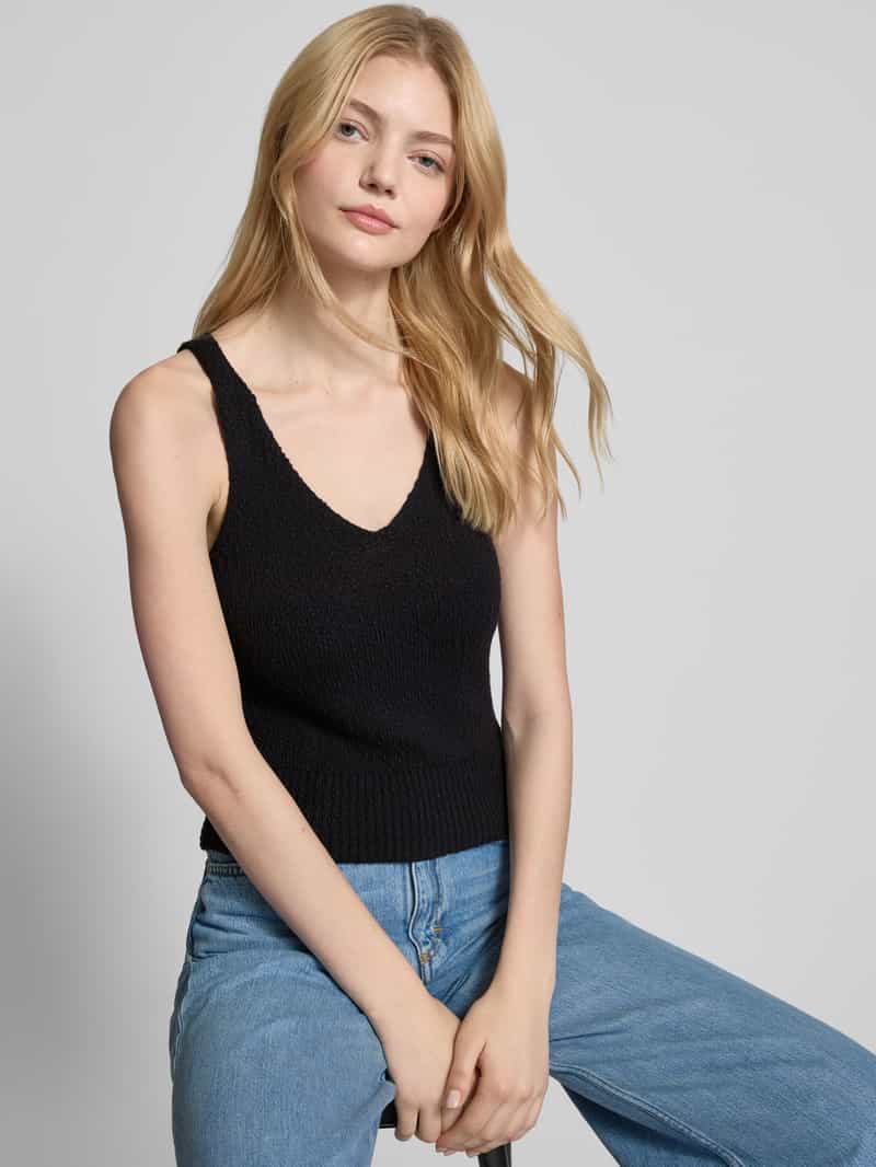 Marc O'Polo DENIM Tanktop in gebreide look