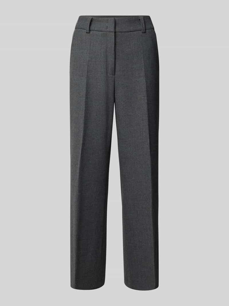 BRAX Straight fit bandplooibroek van viscosemix model 'STYLE.MAINE'