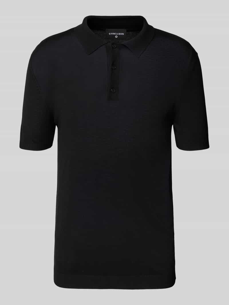Strellson Regular fit poloshirt van pure viscose model 'VADIM'