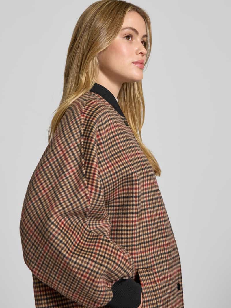 Essentiel Antwerp Oversized lange wollen jas van zuivere wol model 'IFIT'