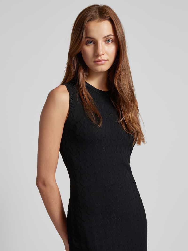 Armani Exchange Knielange jurk met structuurmotief