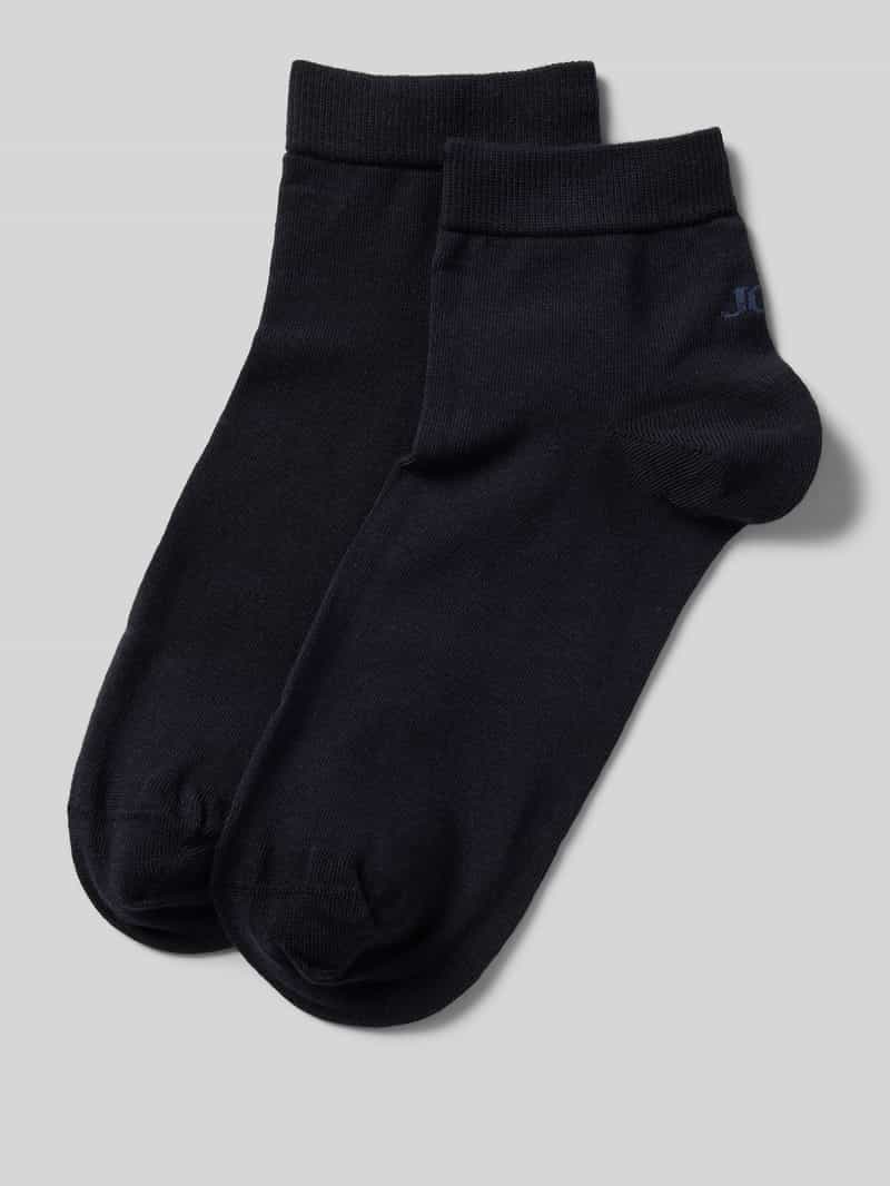 Sneakersokken met labeldetail