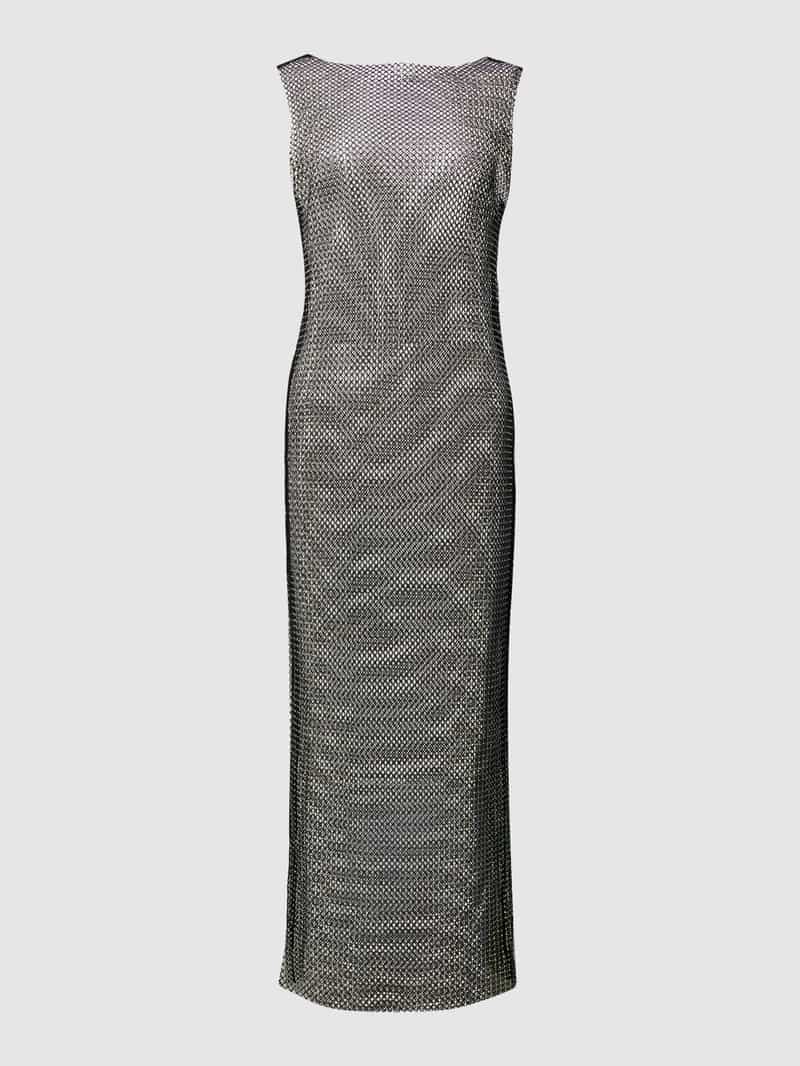 Vero Moda Jurk van netstof met brede bandjes model 'SOPHI'
