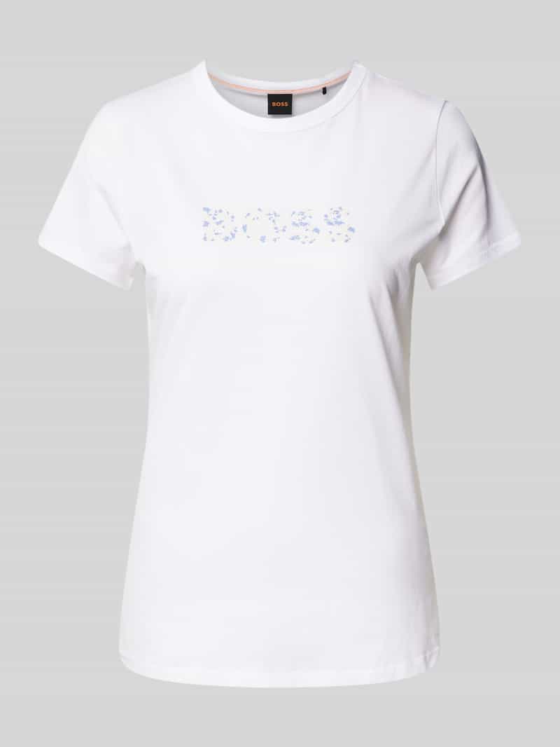 Boss Orange T-shirt met labelprint