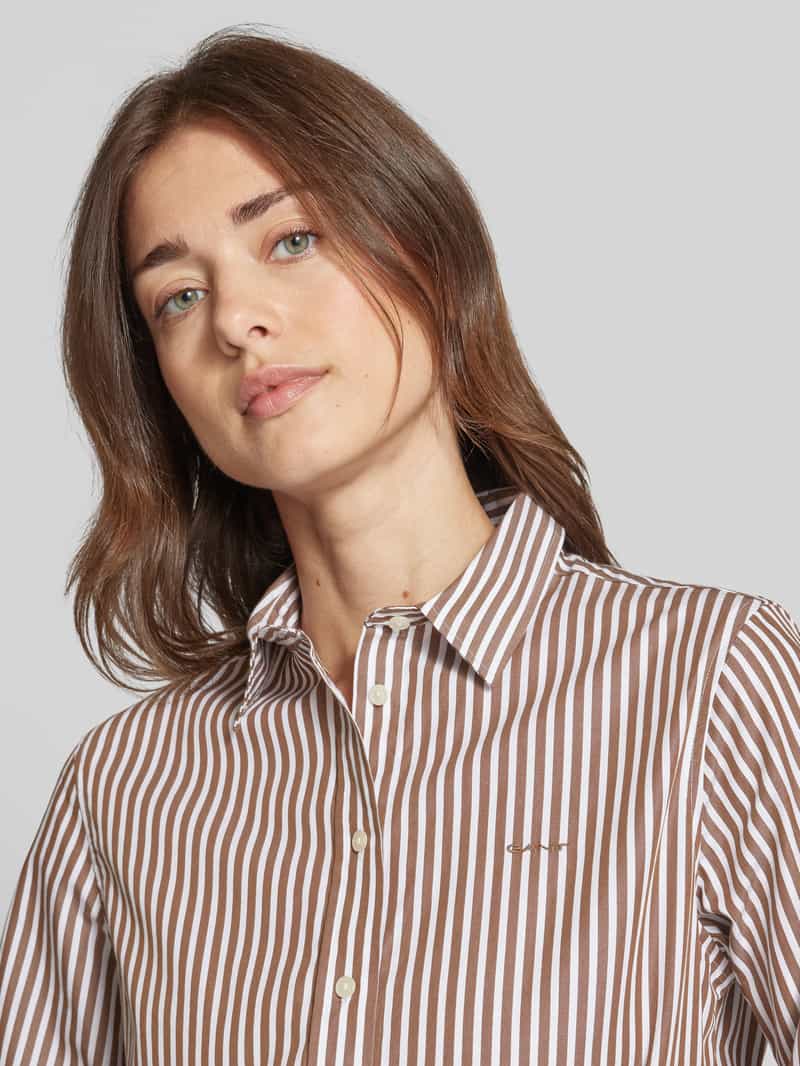 Gant Overhemdblouse met labelstitching