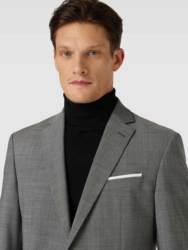 JOOP! Collection Slim fit 2-knoops colbert met geweven motief model 'Finch'
