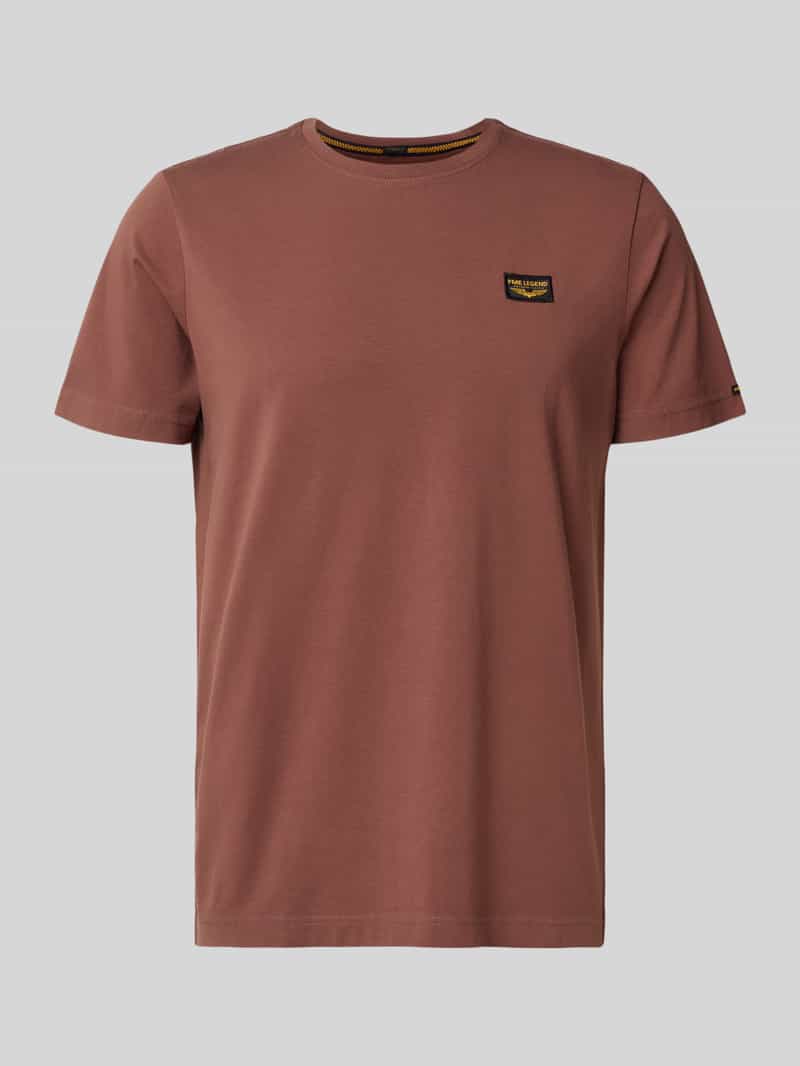PME Legend T-shirt met labeldetail