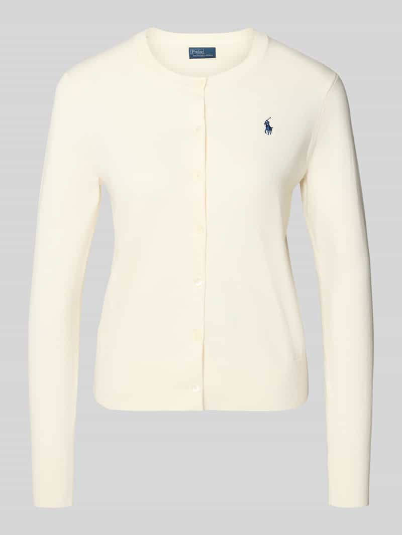 Regular Fit gebreid vest van katoenmix