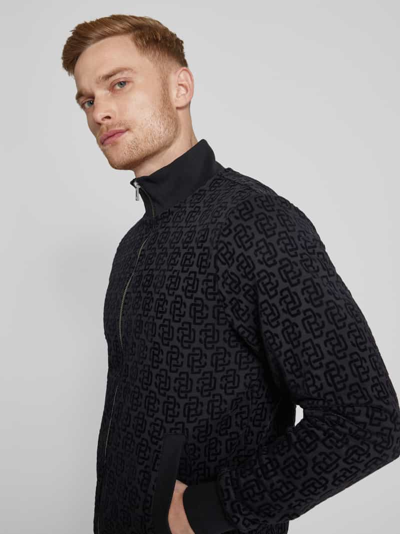 Christian Berg Men Sweatjack met opstaande kraag