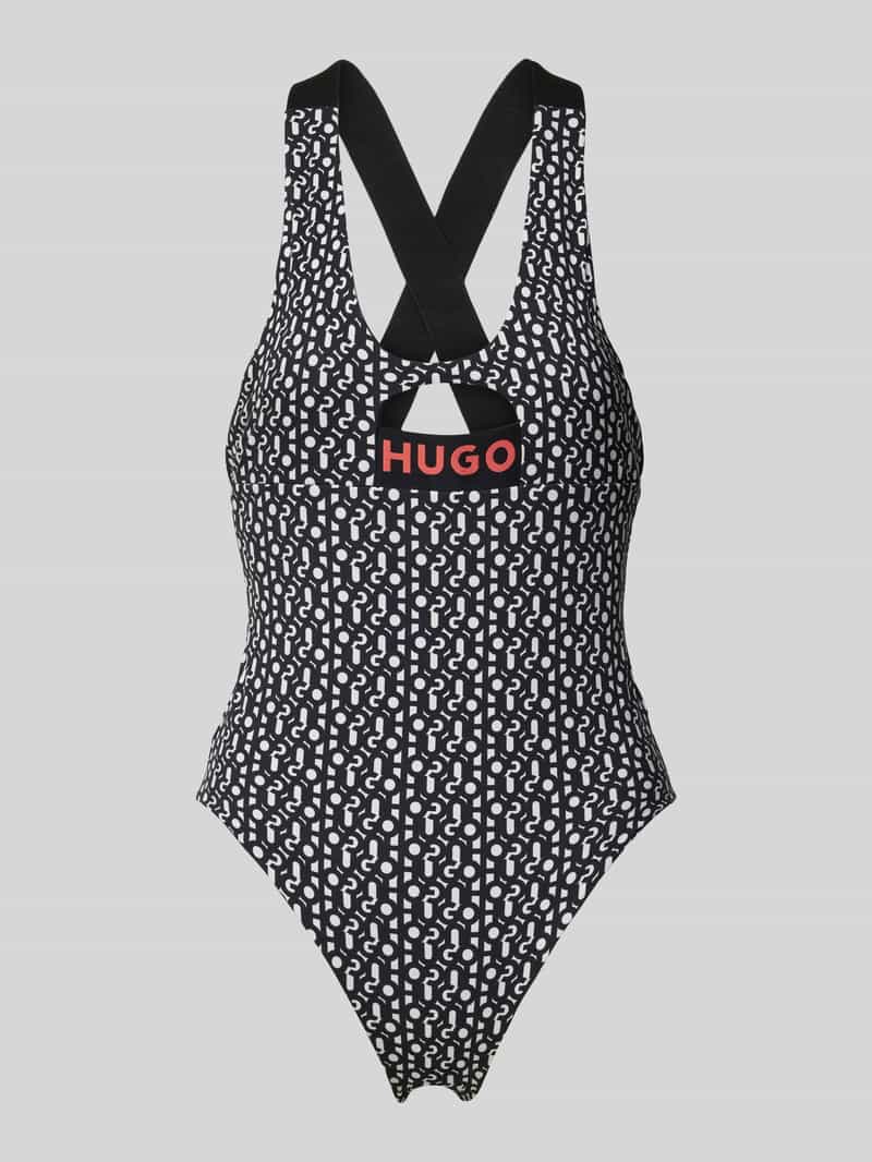 HUGO Badpak met labelprint