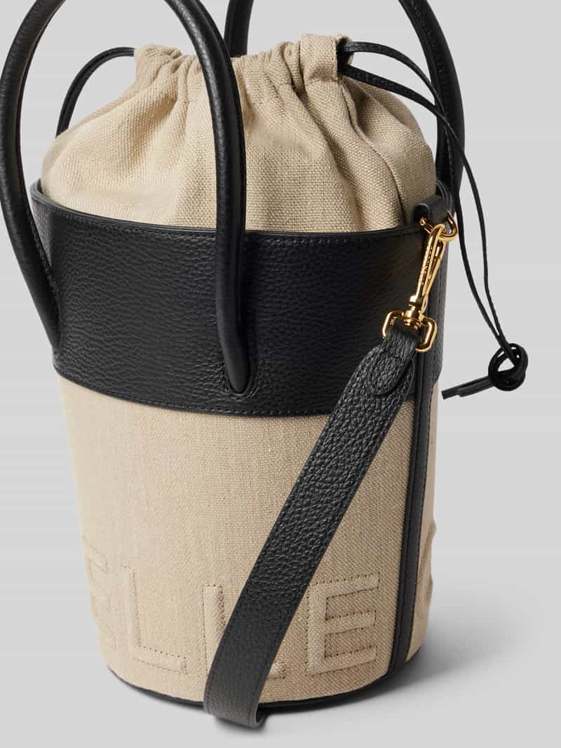 Coccinelle Handtas met labelstitching model 'MYRTHA'
