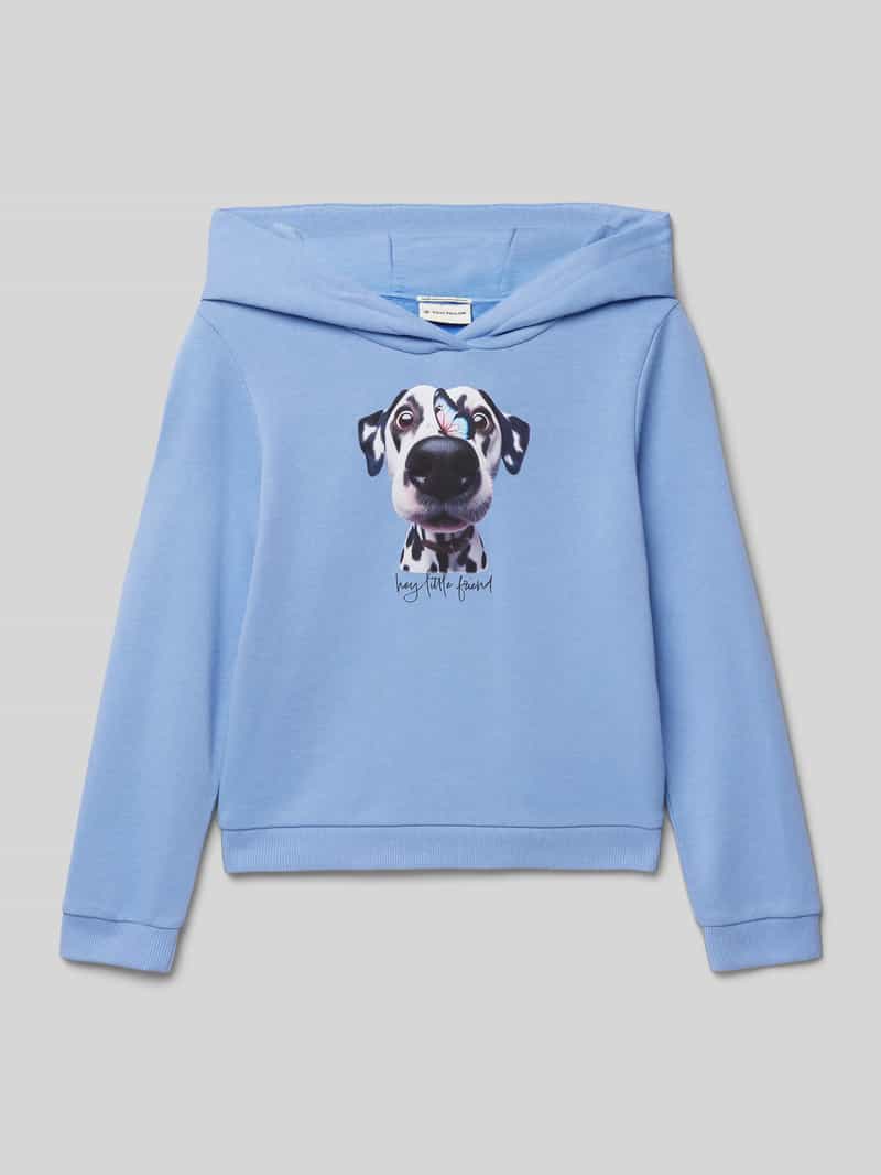 Tom Tailor Regular fit hoodie met motiefprint