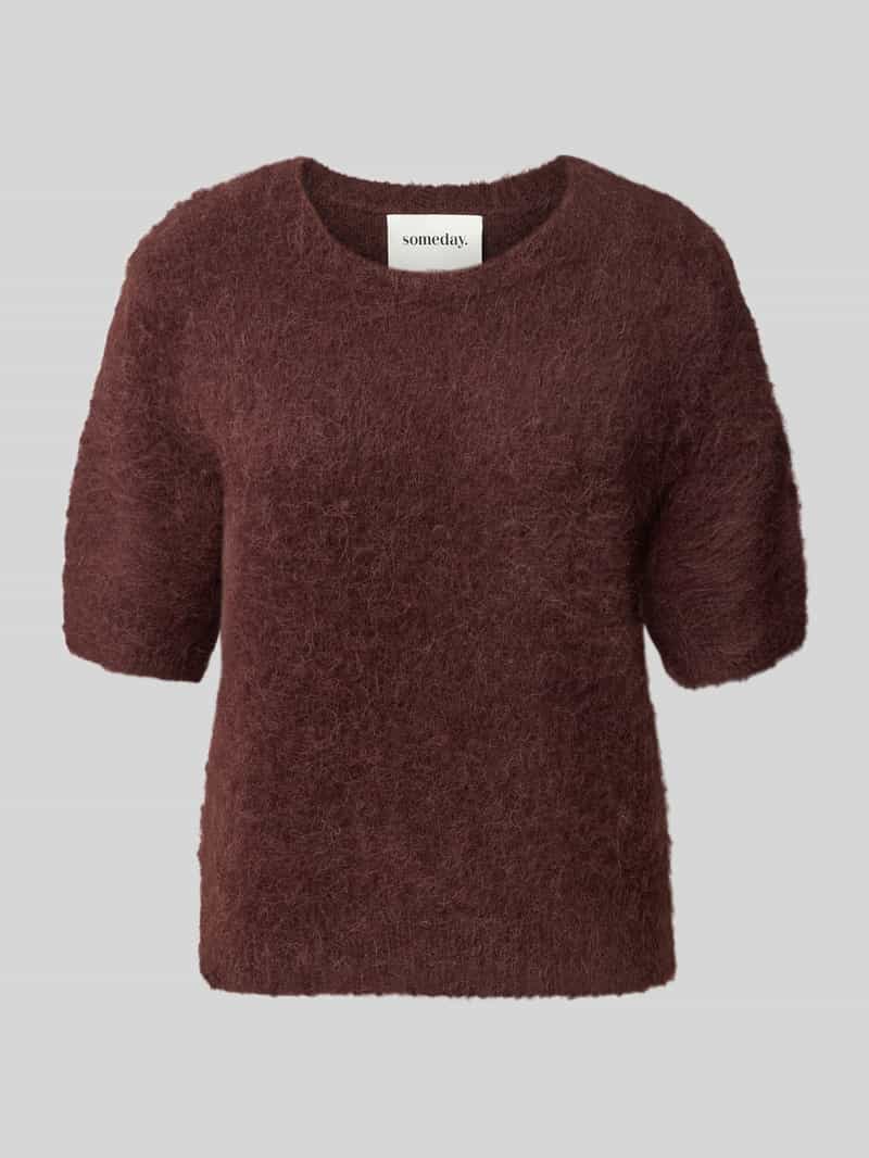 Someday. Pullover van alpacamix met ronde hals model 'Tirina'